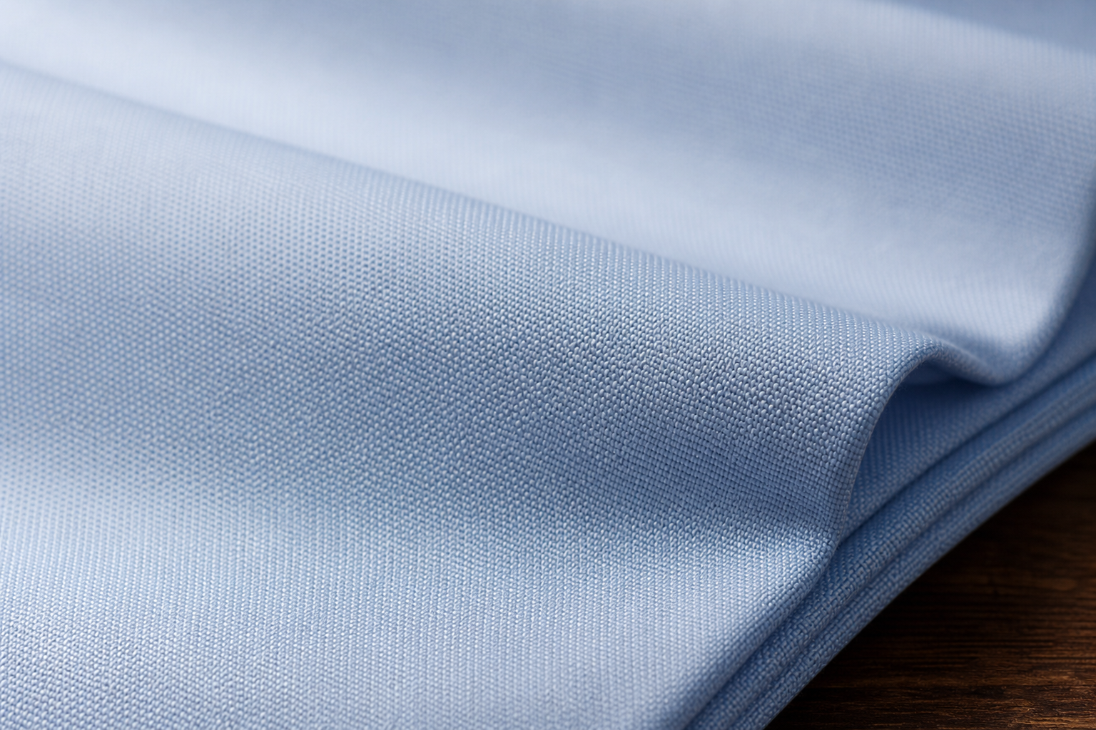 60 LEA plain blue shirting fabric