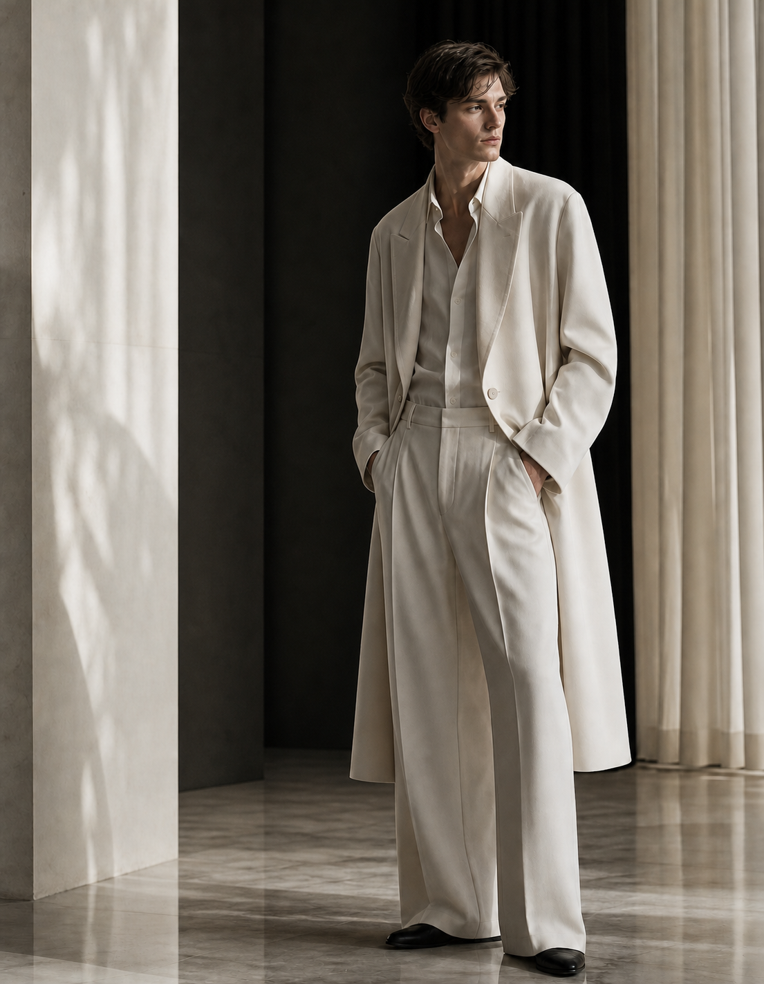 Man wearing bespoke Pantaline tailoring