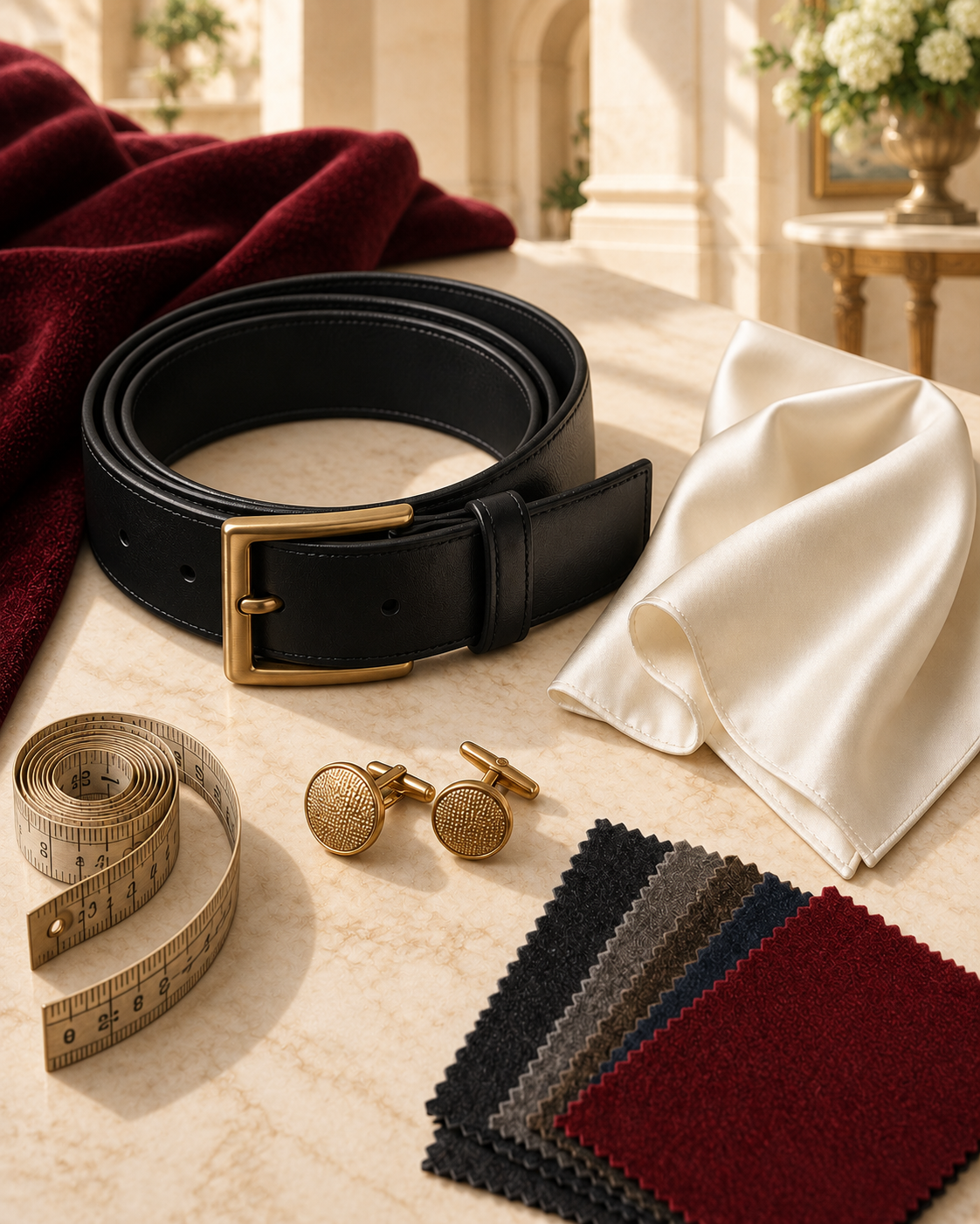 Pantaline accessories and custom finishing details